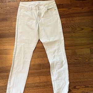 White loft skinny curvy jean size 8